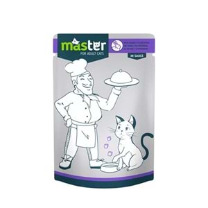 MASTER TAVŞAN ETLİ POUCH YAŞ MAMA 24LÜ KOLİ