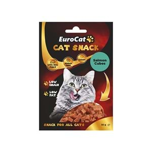 EUROCAT SALMON CUBES KEDİ ÖDÜL 50 GR