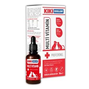 KIKI KEDİ&KÖPEK MULTİ VİTAMİN ŞURUP 50 ML