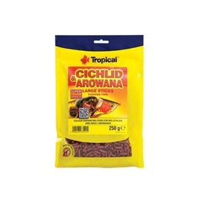 Tropical Cichlid&Arowana Large Sticks 250Gr