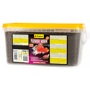 TROPİCAL FLOWER HORN YOUNG PELLET 3LT/1,14KG