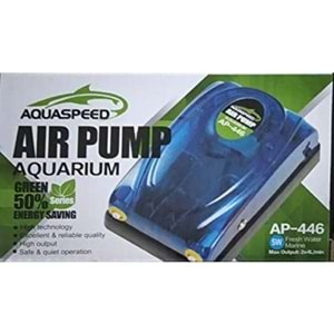 AQUASPEED AP-446 ÇİFT ÇIKIŞLI HAVA MOTORU 5 W