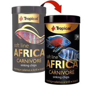 TROPİCAL SOFT LİNE AFRİCA CARNİVORE SİZE M 250ML/130GR