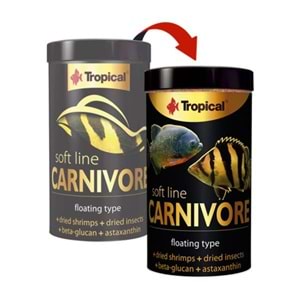 TROPİCAL SOFT LİNE CARNİVORE 250ML/80GR