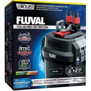 FLUVAL 107 DIŞ FİLTRE 550 L/H 40-130 LT