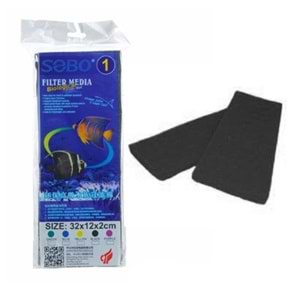 SOBO FİLTRE SÜNGERİ 32X12X2 SİYAH