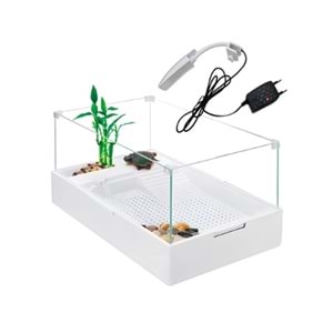 SOBO CAM KAPLUMBAĞA BAHÇESİ FİLTRE-LAMBALI 60X35X25 TA-600