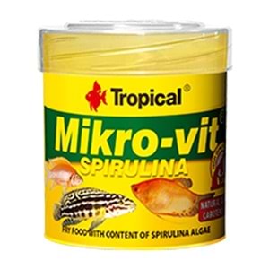 TROPİCAL MİKRO-VİT SPİRULİNA 50ML/32GR