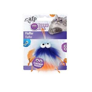 AFP FURRY BALL-FLUFFER CATNİPLİ OYUNCAK TURUNCU 15x8x3,5 CM