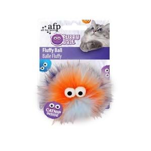 AFP FURRY BALL-FLUFFER CATNİPLİ OYUNCAK TURUNCU 9,5x9,5x5 CM