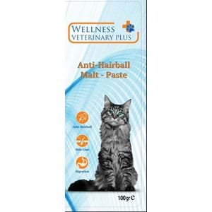 WELLNESS VETERİNARY PLUS 12 Lİ MALT PASTE 100 GR