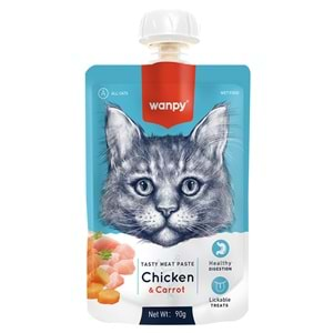 WANPY TAZE TAVUKLU-HAVUÇLU 10 LU KEDİ ET EZMESİ 90 GR RAC-38