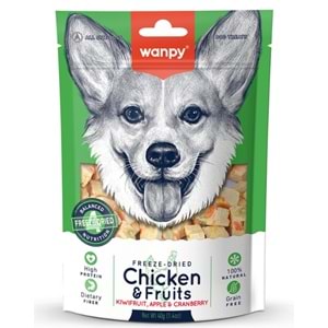 WANPY KURUTULMUŞ TAVUK MEYVE 40 GR KÖPEK ÖDÜL FCA-04