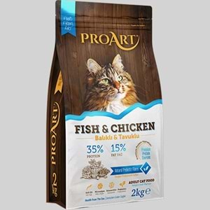 PROART BALIK-TAVUK YETİŞKİN KEDİ MAMASI 2 KG