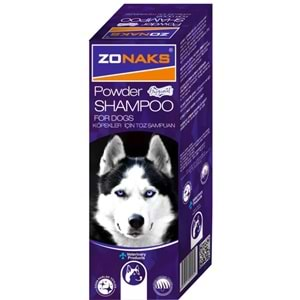 ZONAKS KÖPEKLER İÇİN TOZ ŞAMPUAN 125 GR