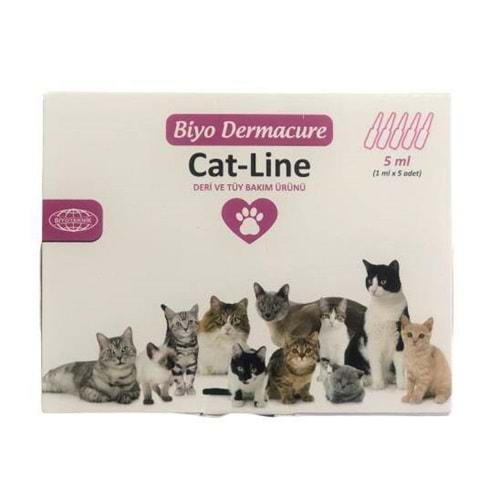 BİYOTEKNİK BİYO DERMACURE CAT-LİNE 1ML 5 ADET