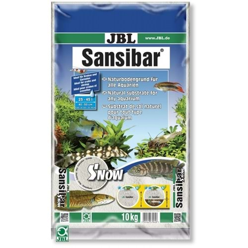 JBL SANSİBAR KAR BEYAZI 10 KG KUM