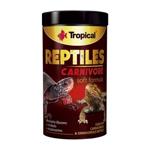 TROPİCAL REPTİLES CARNİVORE SOFT 250ML/65GR