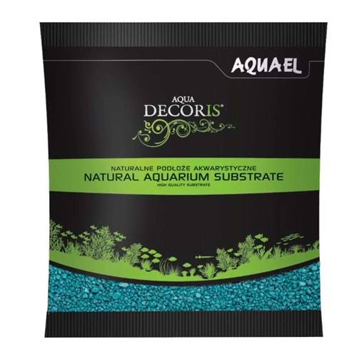 AQUAEL GRAVEL DECORİS TURKUAZ KUM 1KG