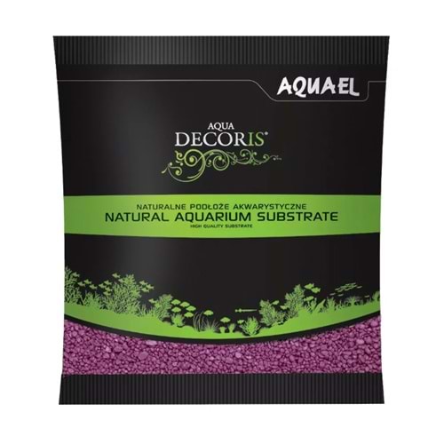 AQUAEL GRAVEL DECORİS FUŞYA KUM 1KG