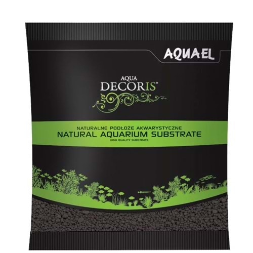 AQUAEL GRAVEL DECORİS SİYAH KUM 1KG