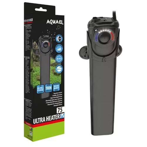 AQUAEL ULTRA HEATER D&N 75W PLASTİK AKVARYUM AKVARYUM ISITICISI