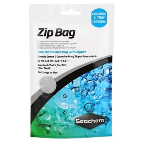 SEACHEM ZİP BAG FİLTRE TORBASI 32X14 CM