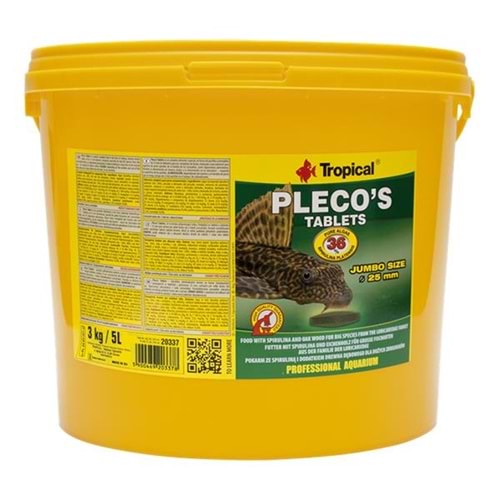 TROPİCAL PLECOS TABLETS 5LT/3KG