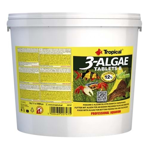 TROPİCAL 3 ALGAE TABLETS B 2 KG