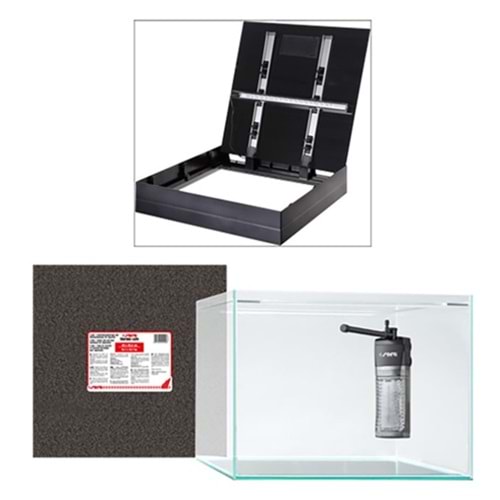 SERA SCAPER CUBE AKVARYUM SETİ 40X40X40 64LT