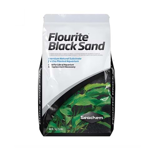 SEACHEM FLOURİTE BLACK SAND 7 KG