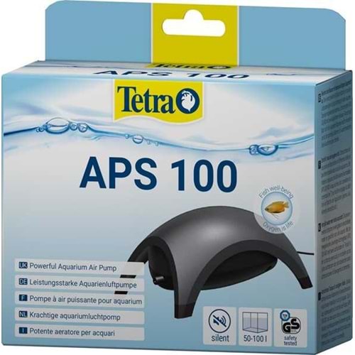 TETRA APS 100 SESSİZ HAVA MOTORU- SİYAH - 50/100L AKVARYUM