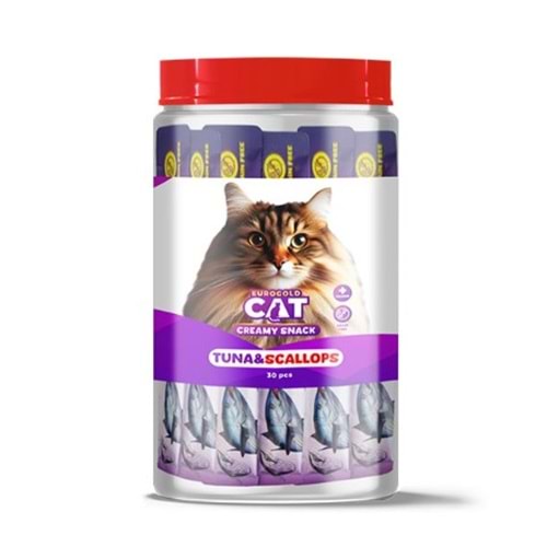 EUROGOLD CAT SIVI KEDİ ÖDÜLÜ TON - DENİZ TARAĞI 30X15 GR