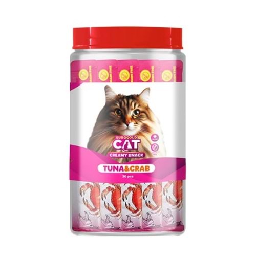 EUROGOLD CAT SIVI KEDİ ÖDÜLÜ TON - YENGEÇ 30X15 GR