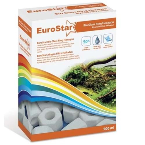 EUROSTAR HEXAGON BİO GLASS RİNG 500ML