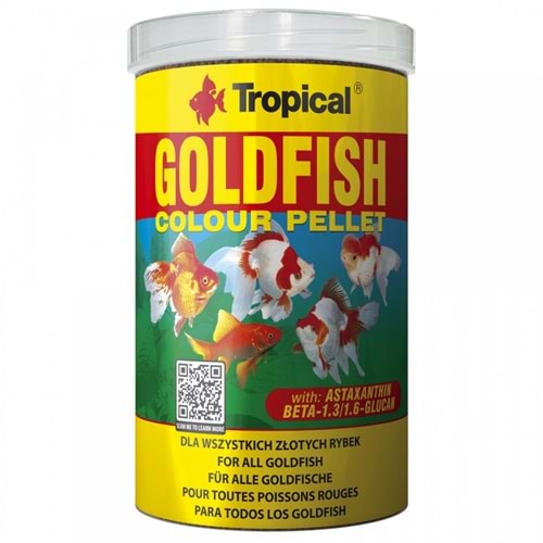 TROPİCAL GOLDFİSH COLOUR PELLET 5LT/1,8KG