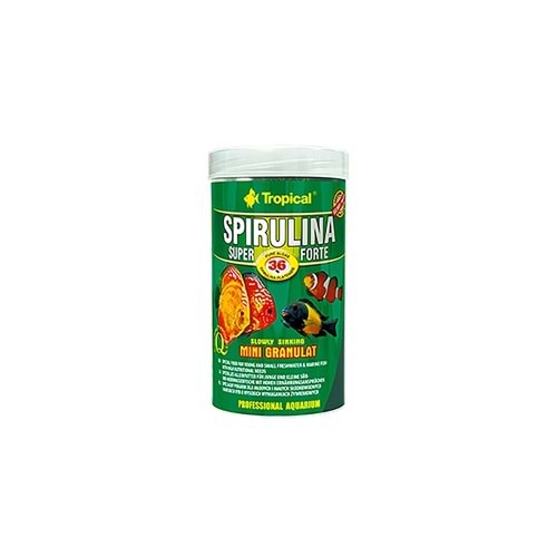TROPİCAL SUPER SPİRULİNA FORTE MİNİ GRAN 100ML/56GR