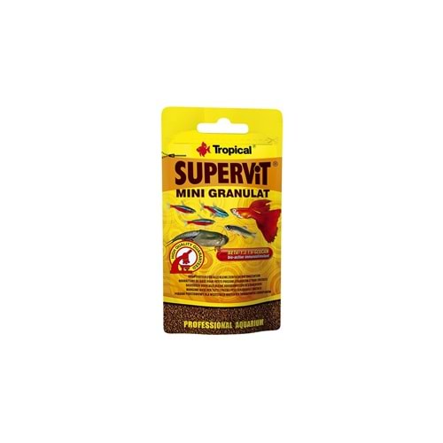 TROPİCAL SUPERVİT MİNİ GRANULAT 10GR