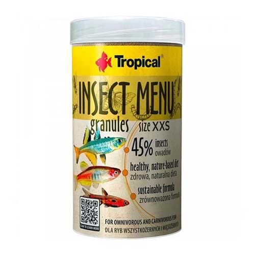 TROPİCAL INSECT MENU GRAN XXS 250ML/160GR