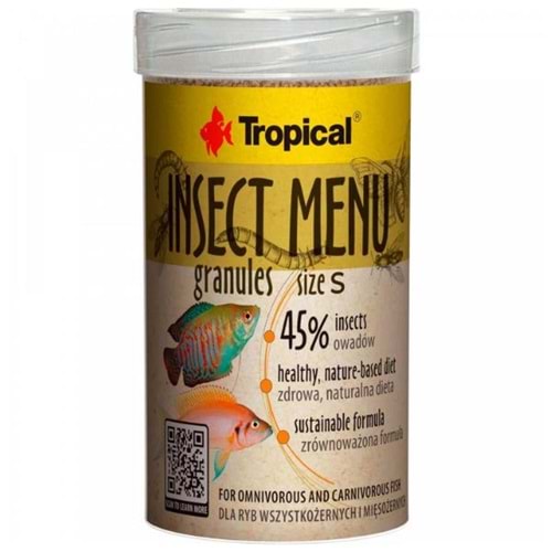 TROPİCAL INSECT MENU GRAN S 100ML/54GR