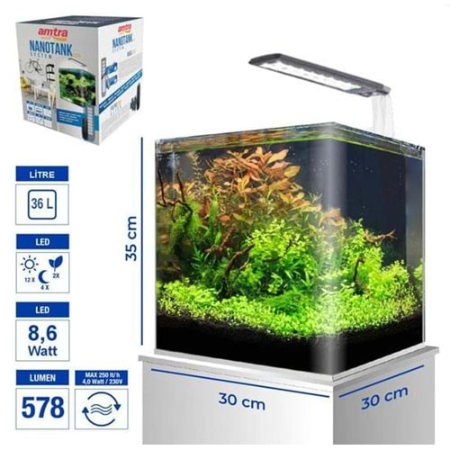 AMTRA NANO TANK 36 SET 30X30X35 CM 36 LT