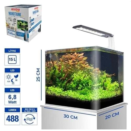 AMTRA NANO TANK 15 SET 30X20X25 CM 15 LT