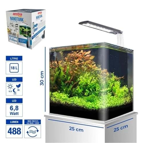 AMTRA NANO TANK 20 SET 25X25X30 CM 18 LT