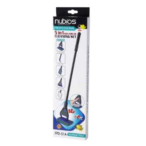 NUBİOS AKVARYUM TEMİZLEME SETİ 5 FONKSİYONLU