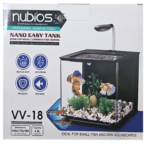NUBİOS NANO EASY TANK 4,5 L BEYAZ