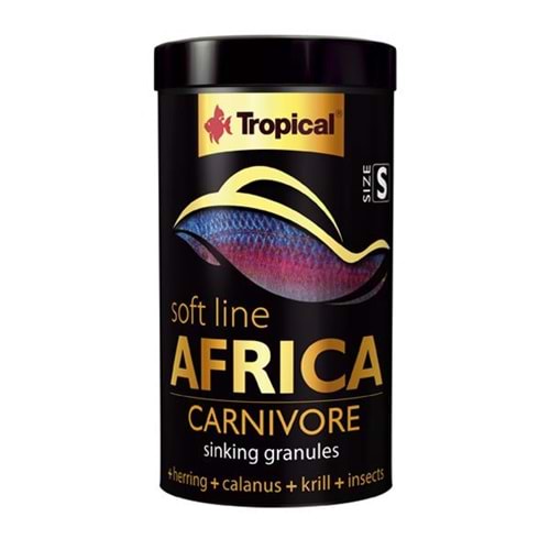 TROPİCAL SOFT LİNE AFRİCA CARNİVORE SİZE S 100ML/60GR