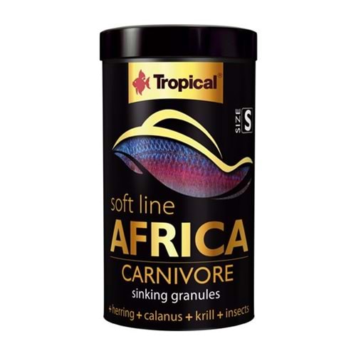 TROPİCAL SOFT LİNE AFRİCA CARNİVORE SİZE S 250ML/150GR