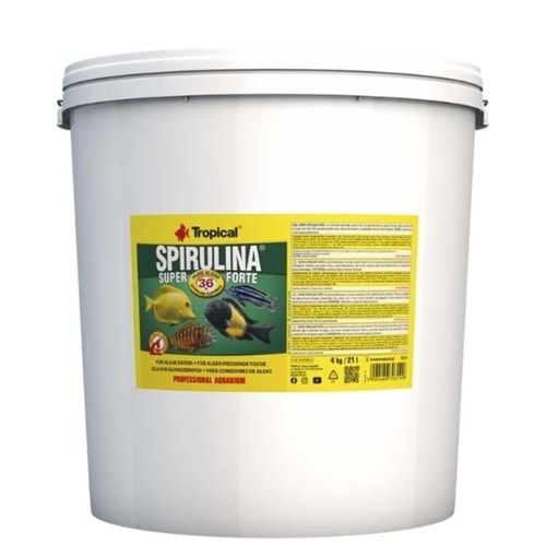 TROPİCAL SUPER SPİRULİNA FORTE 21L/4KG