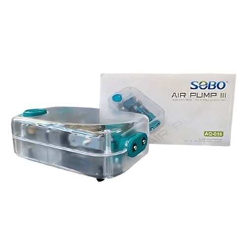 SOBO HAVA MOTORU ŞEFFAF KASA 8W 2 X 6 LT/MİN