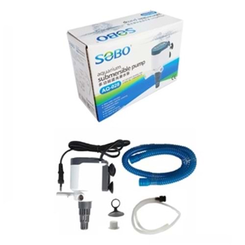 SOBO BO-028 ADAPTÖRLÜ DİP SİFONU 1700 LT/H 28 W